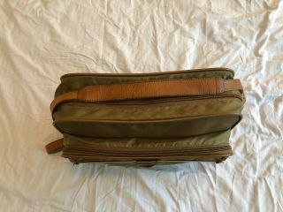 Vintage Hartmann Luggage Shoulder Bag Beige Carry - On Canvas & Leather 3