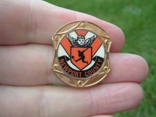 Vintage 1970`s Newport County Football Club Supporters Badge.