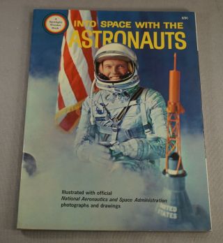 1965 Into Space With The Astronauts Book / Publication
