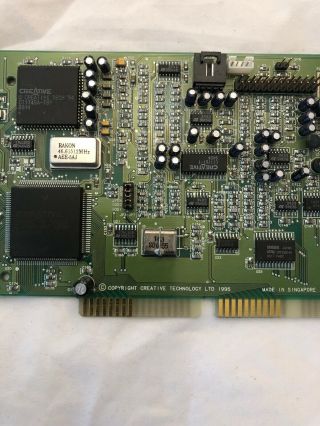 CREATIVE LABS SOUND BLASTER 16 ISA Card for IBM PC CT2830 IDE Interface Vintage 3