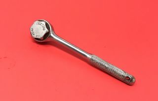 Vintage Indestro 2875a 1/4 " Drive 5 " Long Fine Tooth Ratchet Made In Usa