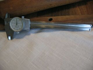 Vintage Machinist Brown Sharpe 599 - 579 - 4 Swiss Made Dial Caliper No Case