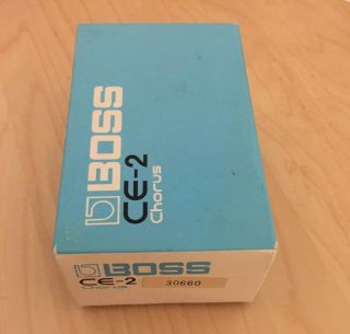 Boss Ce - 2 Chorus Vintage Guitar Effects Pedal Japan,  Box Only