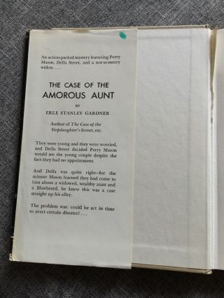 Perry Mason in the Case of the Amorous Aunt by Erle Stanley Gardner (HC DJ 1963) 2