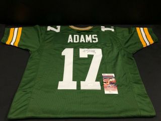 Davante Adams Green Bay Packers Signed Custom Jersey Witness Jsa Wpp226939