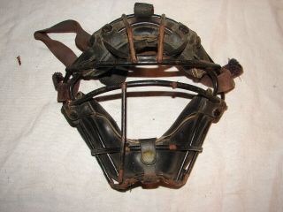 Vintage Baseball Catchers Umpire Mask Protection Gear Parts Repair