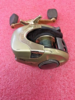Bs8 Vintage Zebco Gold 500 5 Bearing Drive Reel Baitcaster Baitcasting Smooth