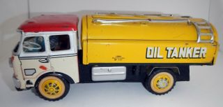 China Mf 097 Oil Tanker Truck Vintage Friction Tin Toy
