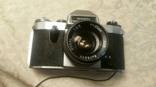 Vintage Hanimex Praktica Nova 1b 35mm Slr Film Camera 35mm Lens Japan,  Cord