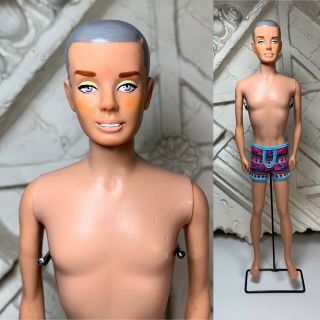 Ooak Vintage Fashion Doll Japan Barbie Ken Doll By Joey Versaw