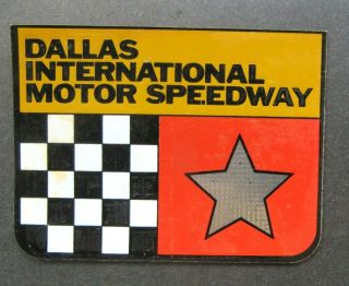 Vintage Dallas International Motor Speedway Sticker