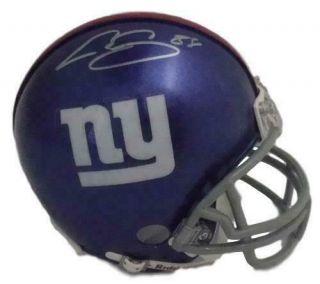 Evan Engram Autographed/signed York Giants Mini Helmet 20501 Jsa