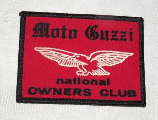 Moto Guzzi National Owners Club Patch Eagle