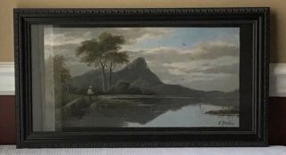 Antique Oil Painting By Listed British Artist Etty Horton (exhibited 1892 - 1905)