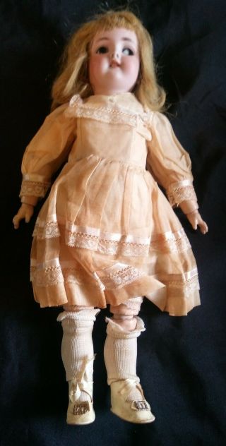 Heinrich Handwerck/simon & Halbig Antique Bisque Doll Germany 18 " Jointed Body
