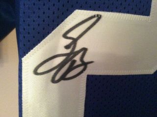 signed york giants saquon barkley jersey autographed auto jsa certified 2
