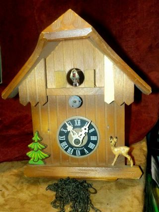 Vintage Kammerer Coo Coo Clock Made In Germany Repair Not