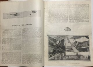 1911 Souvenir Program Glenn Curtiss Aviation Meet 1st attempt Hydro - aeroplane 3