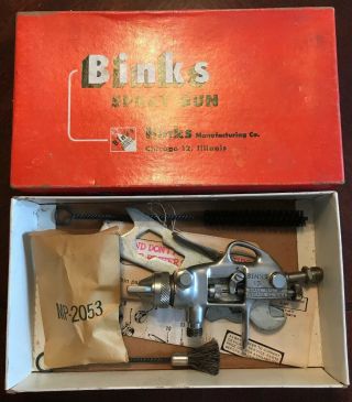 Vintage Binks 15 Spray Gun With Box