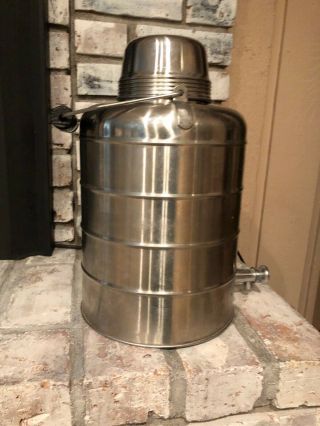 Vintage Carrollton Mfg Co Stainless Steel Beverage Dispenser - - Model 441 14 " Hig