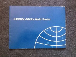 Pan Am World Routes 1972 Publication Maps