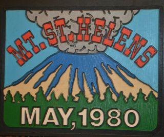 Mt St Helens Mud Flaps - Dated May 1980 Vintage Vtg