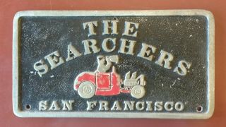 Early Car Club Plaque The Searchers San Francisco California