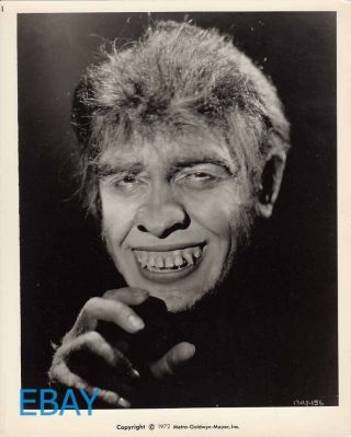 Fredric March Monster Make - Up Dr.  Jekyll And Mr.  Hyde R.  I.  72 Vintage Photo