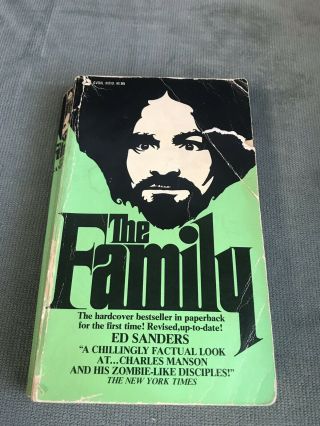 Vintage Paperback Book The Family By Ed Sanders First Avon Printing May 1972