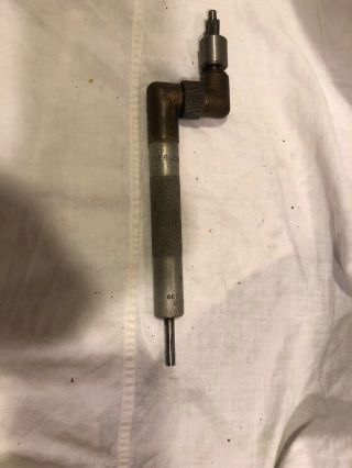 H) Vintage George A Terry Co Right Angle Drill Attachment