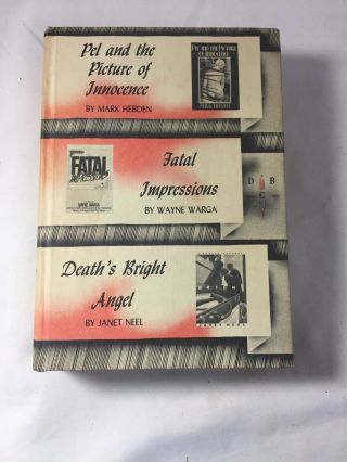Detective Book Club Pel And The Picture Of Innocence,  Fatal Impressions,  Death 