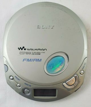 Vintage Sony Walkman D - F200 Portable Cd Player Discman Am Fm Radio
