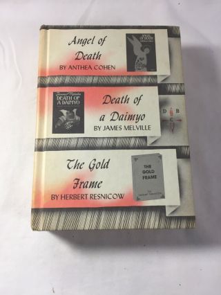 Detective Book Club Angel Of Death,  Death Of A Daimyo,  The Gold Frame