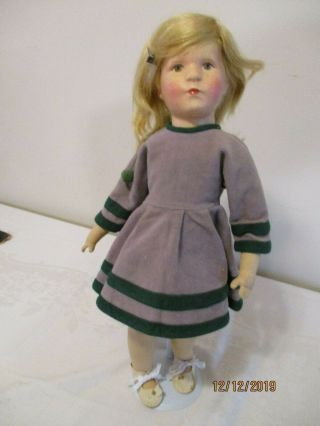 20 " Vintage Kathe Kruse Doll Clothes,  Extra Dress