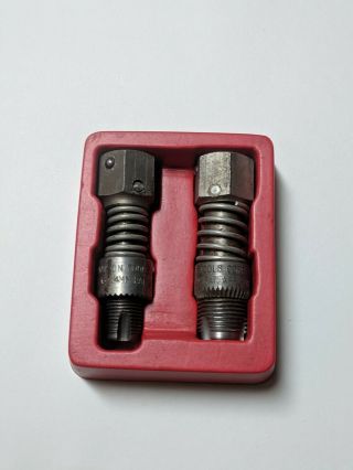 Snap On Vintage Spark Plug Re - Thread Tools Tcs14 & Tcs18 Thread Chaser