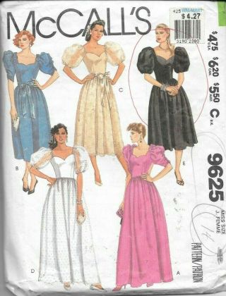 Vintage Mccall’s 9625 Bridal/evening Gown - Size 12