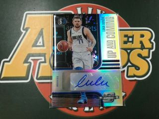 2018 - 19 Panini Optic Contenders Luka Doncic Up And Coming Rookie Auto /99 Rc