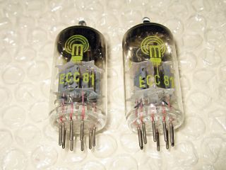 2 Nos Rft 12at7/ecc81 Vintage Preamp Audio Radio Valves Tubes Made In Germany