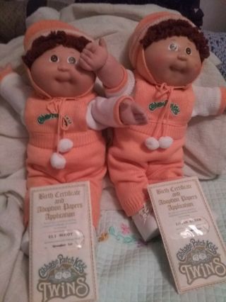 Vintage Cabbage Patch Doll Twins