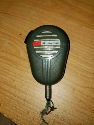 Vintage Shure 404b Handheld Cb Ham Radio Microphone