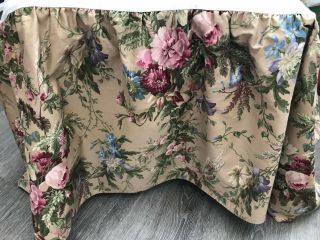 Vintage Ralph Lauren Floral Cal.  King Bedskirt,  French Country,  English Cottage