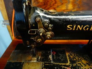 Antique Singer Industrial Sewing Machine Singer 112W115 Twin Needle 2