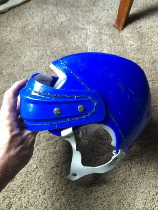Vintage CCM Pro - Gard Hockey Helmet - Blue - Collectible - Do Not Wear for Protection 2