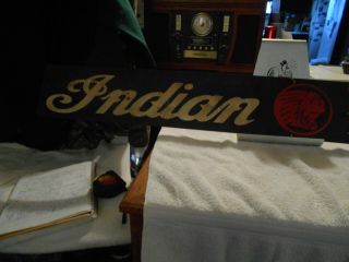 Vintage Indian Motorcycle sign 54 