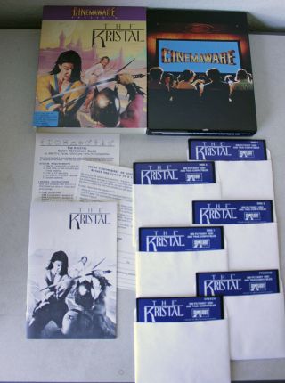 The Kristal Complete Cib (ibm Tandy Pc,  1989) Vintage 6 - 5 - 1/4 " Floppy Disks