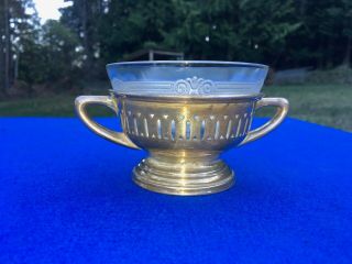 Antique Southern Railroad Dining Car Silver Bowl R.  Wallace 0500