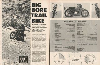 1969 Yamaha 175 Ct - 1 Enduro Motorcycle Road Test - 5 - Page Vintage Article