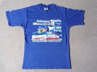 Williams Renault 1996 T - Shirt - Vintage Retro 1990 