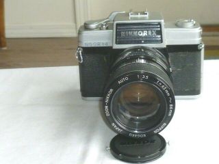 Vintage Nikkorex Zoom 35mm Camera W Nippon Kogaku Zoom - Nikkor Lens,  Case