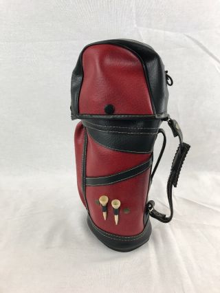Golfer ' s Gift Bag for Liquor or Wine Bottle - Vintage Golf Bag 2